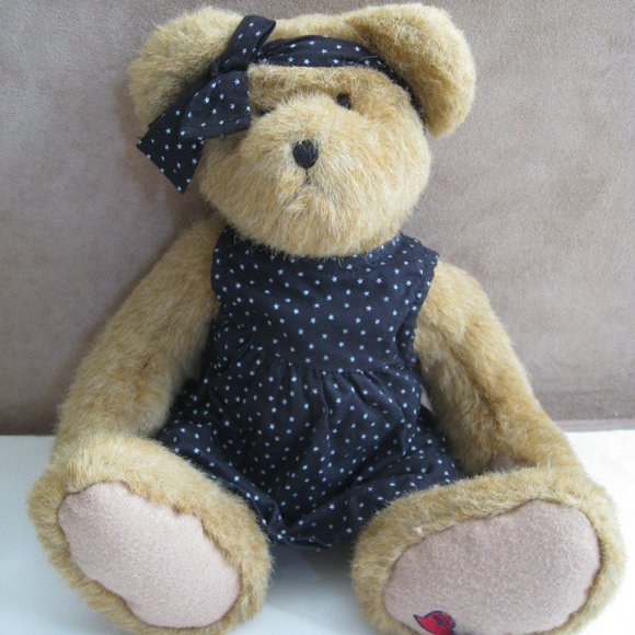 Boyds Bears Other - Boyds Bear Heart To Heart Brooke Brown Stuffed Animal Collection Red Heart Paw